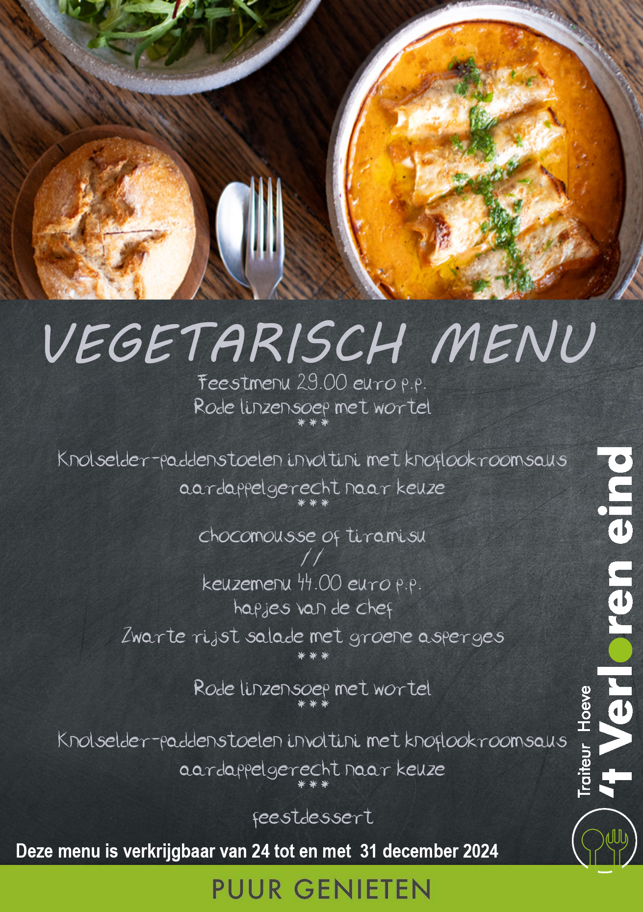 vegetarische menu 24